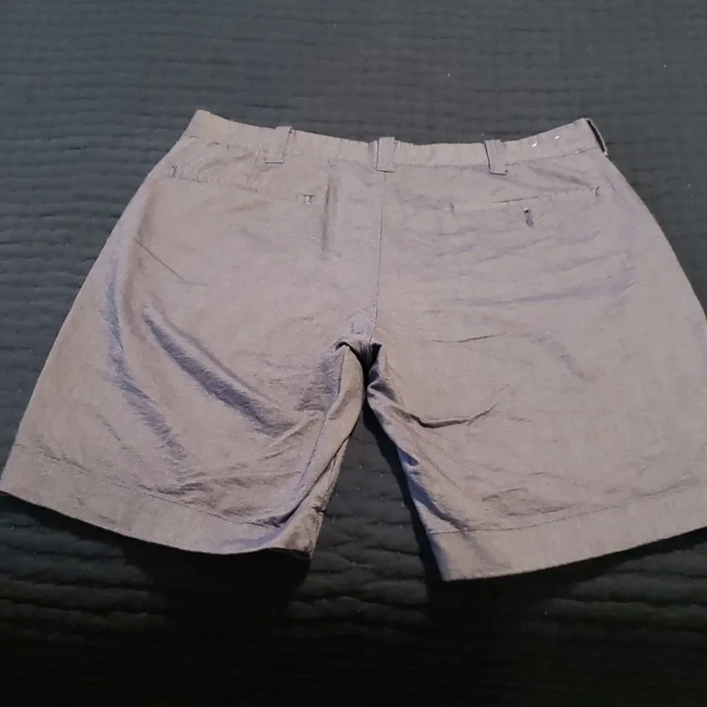 J. Crew Shorts Mens sz 33 All Cotton Chino Gramercy Blue Cotton
